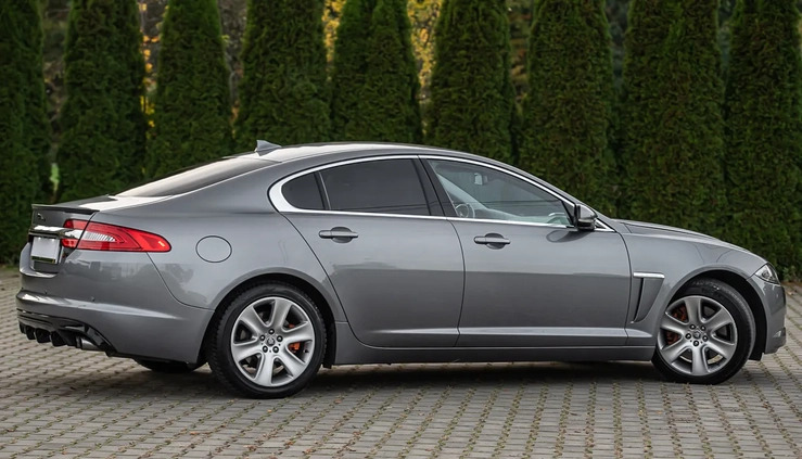 Jaguar XF cena 56900 przebieg: 177123, rok produkcji 2013 z Żmigród małe 436